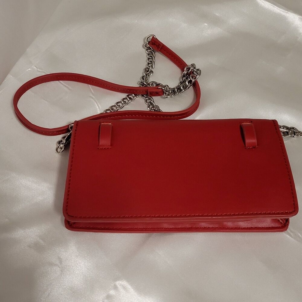Zara Basic Collection Women's Red Mini Crossbody … - image 6